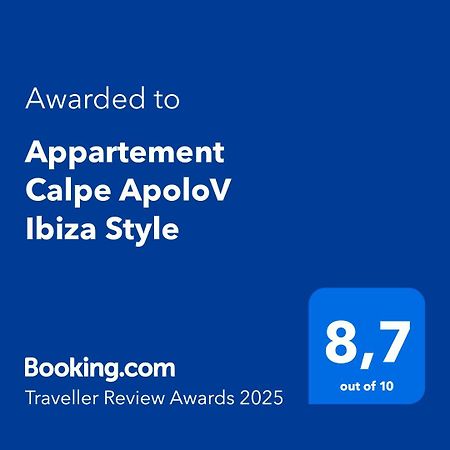 Appartement Calpe Apolov Ibiza Style المظهر الخارجي الصورة